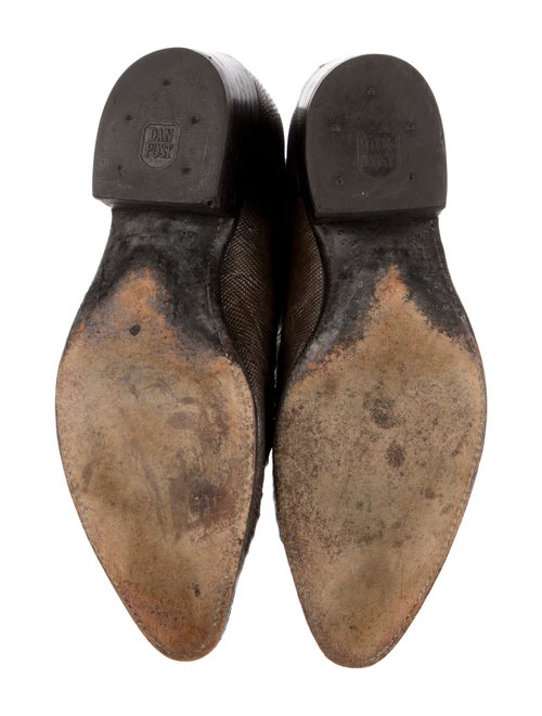 Lucchese Leather Patterned Western Boots