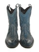 Lucchese Leather Printed Western Boots