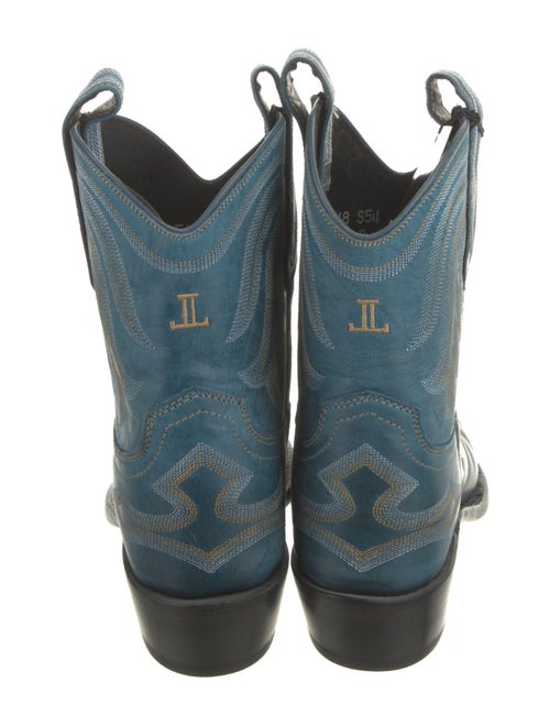 Lucchese Leather Printed Western Boots