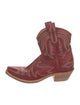 Lucchese Leather Patterned Western Boots