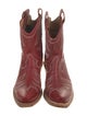 Lucchese Leather Patterned Western Boots