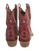 Lucchese Leather Patterned Western Boots