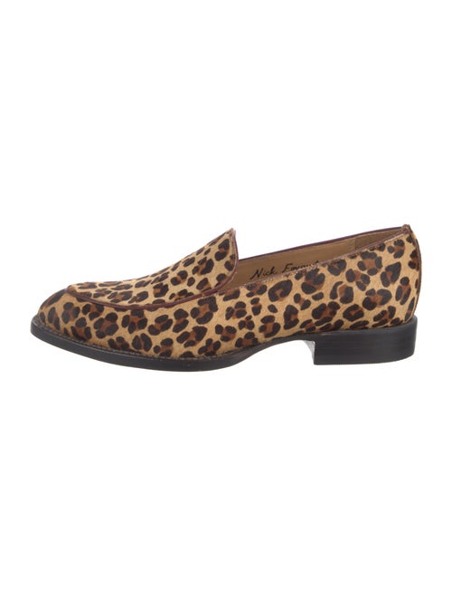 Lucchese Ponyhair Animal Print Loafers