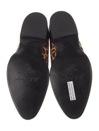 Lucchese Ponyhair Animal Print Loafers