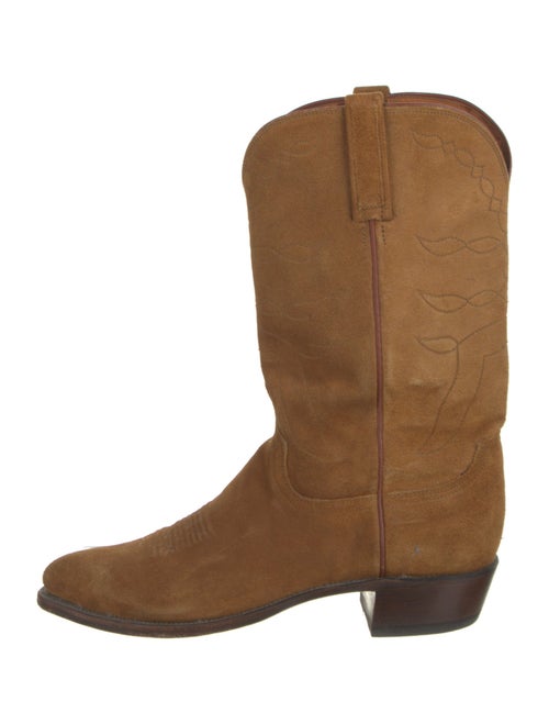 Lucchese Suede Western Boots