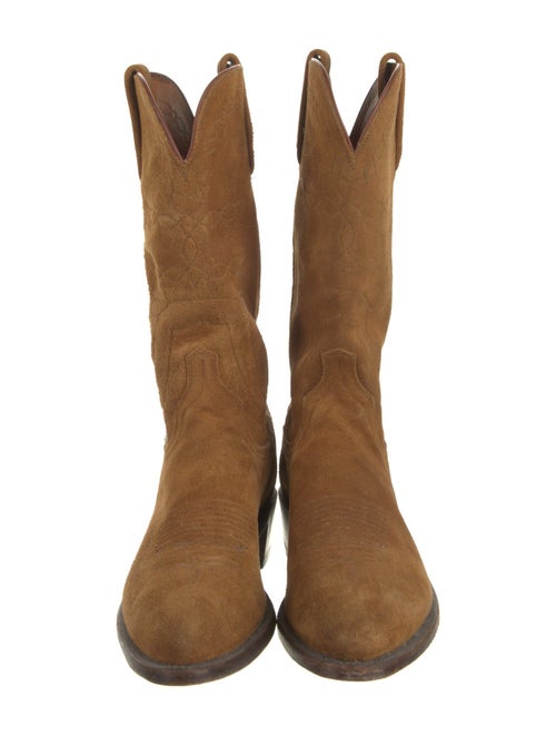 Lucchese Suede Western Boots