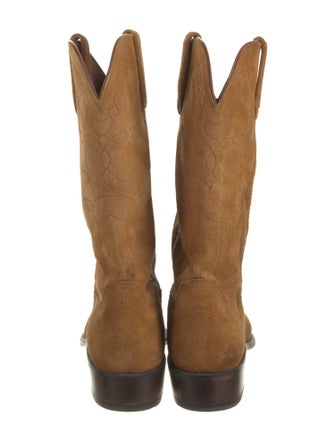 Lucchese Suede Western Boots