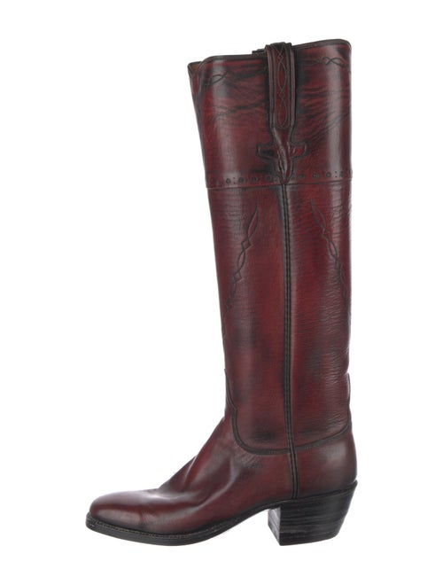 Lucchese Leather Riding Boots