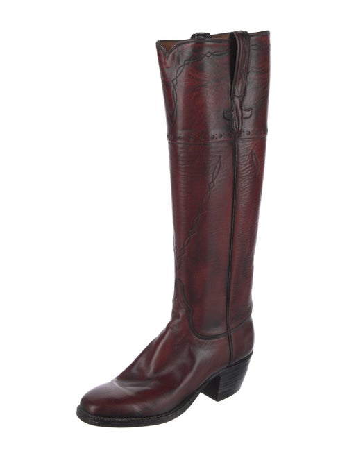 Lucchese Leather Riding Boots