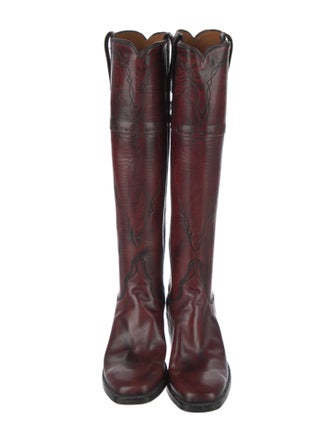 Lucchese Leather Riding Boots