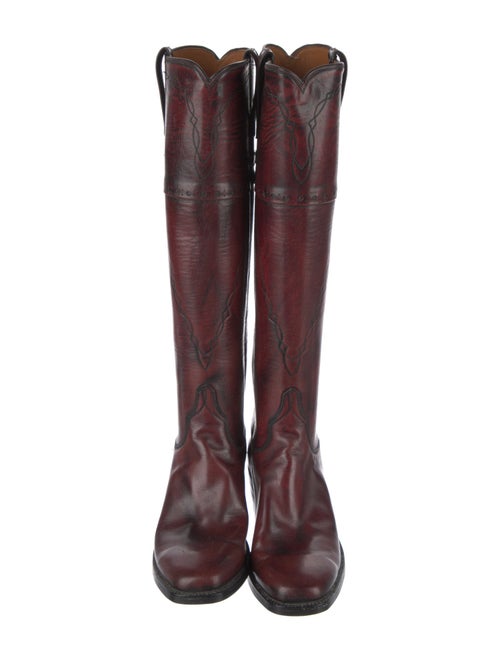 Lucchese Leather Riding Boots
