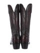 Lucchese Leather Patterned Western Boots
