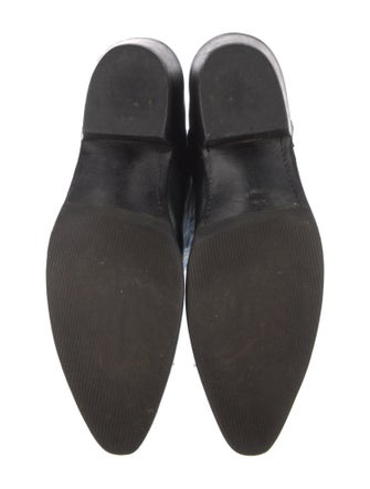 Lucchese Leather Printed Western Boots