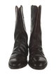 Lucchese Leather Moto Boots