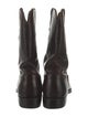 Lucchese Leather Moto Boots