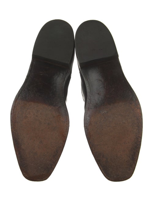 Lucchese Leather Moto Boots