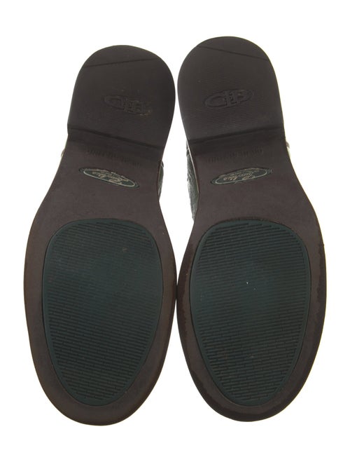 Lucchese Leather Patterned Moto Boots