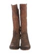 Lucchese Leather Patterned Western Boots