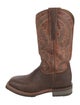 Lucchese Leather Printed Western Boots