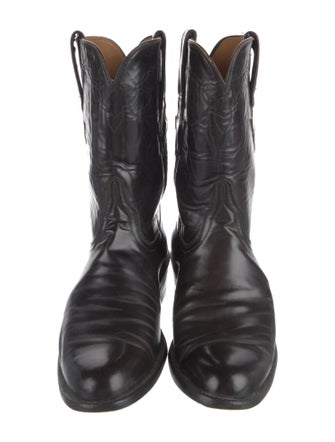 Lucchese Leather Rain Boots