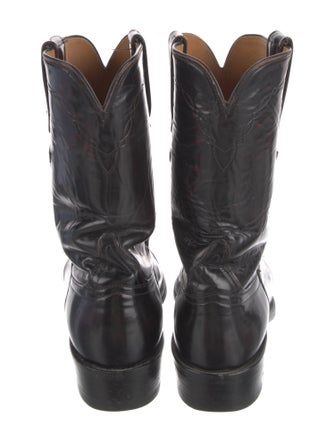 Lucchese Leather Rain Boots