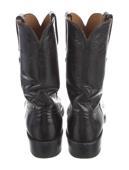 Lucchese Leather Rain Boots