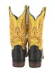 Lucchese Leather Printed Western Boots