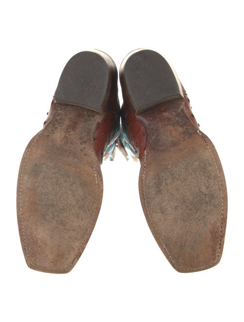 Lucchese Leather Printed Western Boots