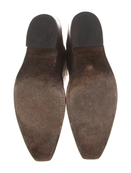 Lucchese Leather Animal Print Western Boots