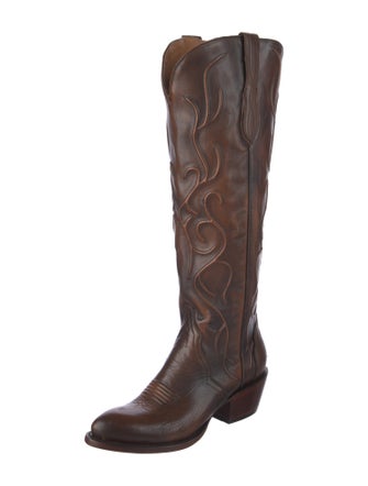 Lucchese Leather Riding Boots