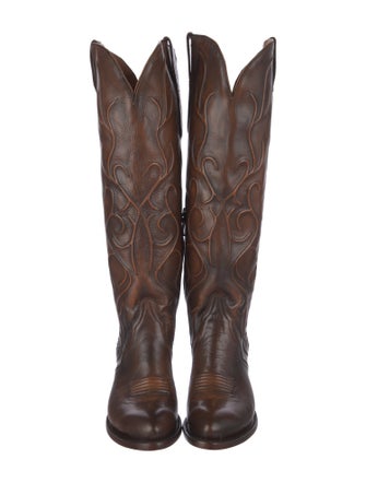 Lucchese Leather Riding Boots