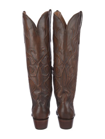 Lucchese Leather Riding Boots