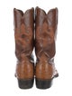 Lucchese Ostrich Western Boots
