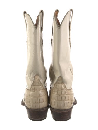 Lucchese Crocodile Western Boots