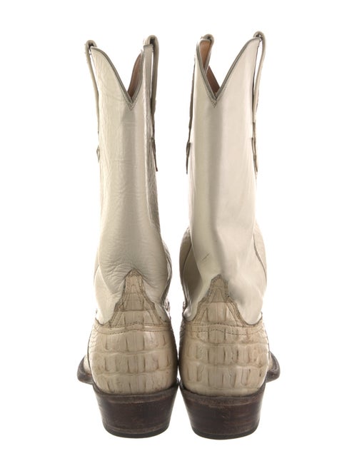 Lucchese Crocodile Western Boots