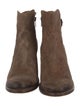 Lucchese Leather Moto Boots