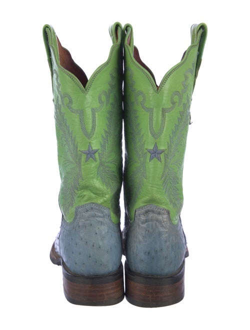 Lucchese Leather Printed Western Boots