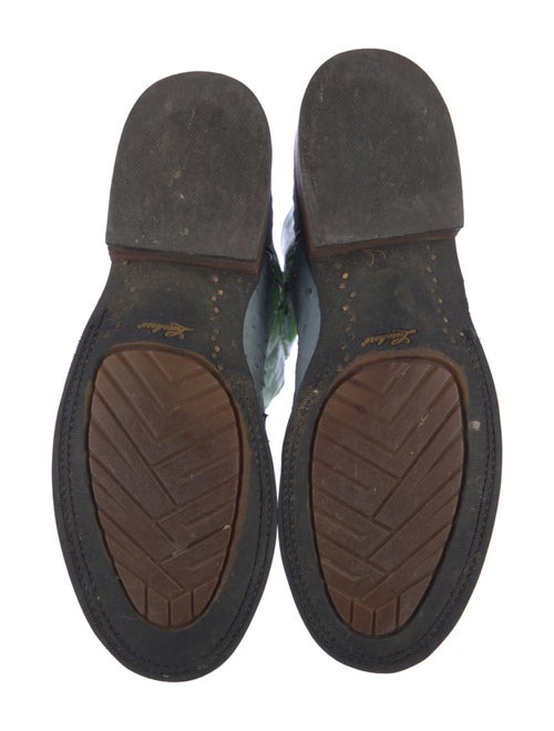 Lucchese Leather Printed Western Boots