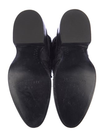 Lucchese Leather Lace-Up Boots