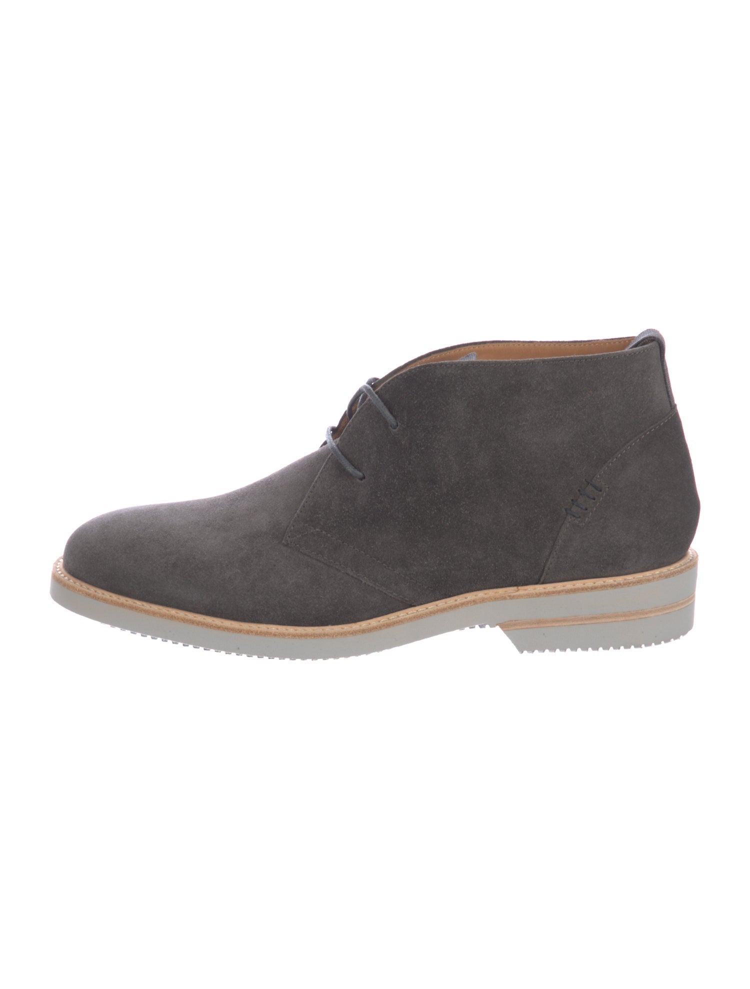 Lucchese Suede Lace-Up Boots