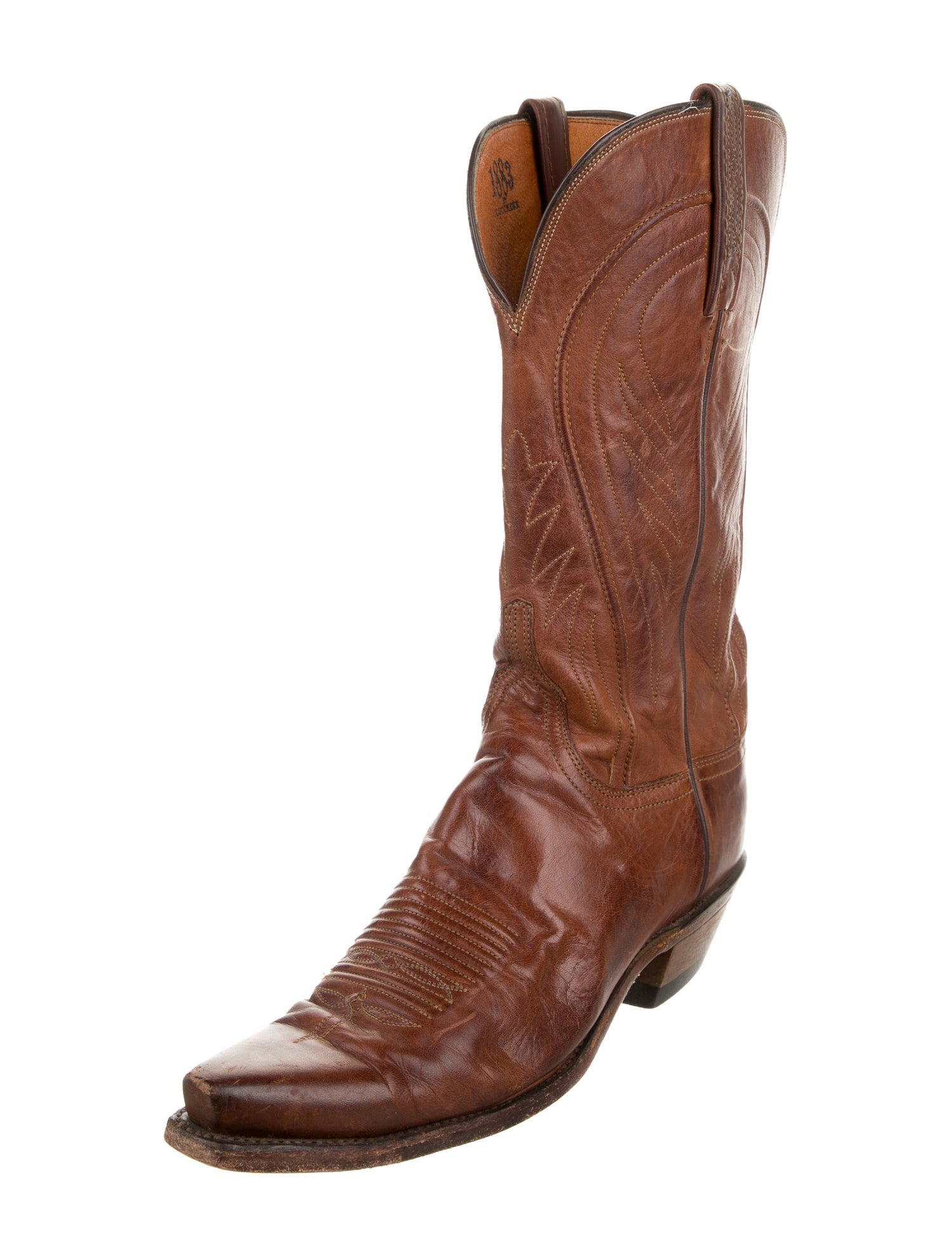 Lucchese Leather Western Boots