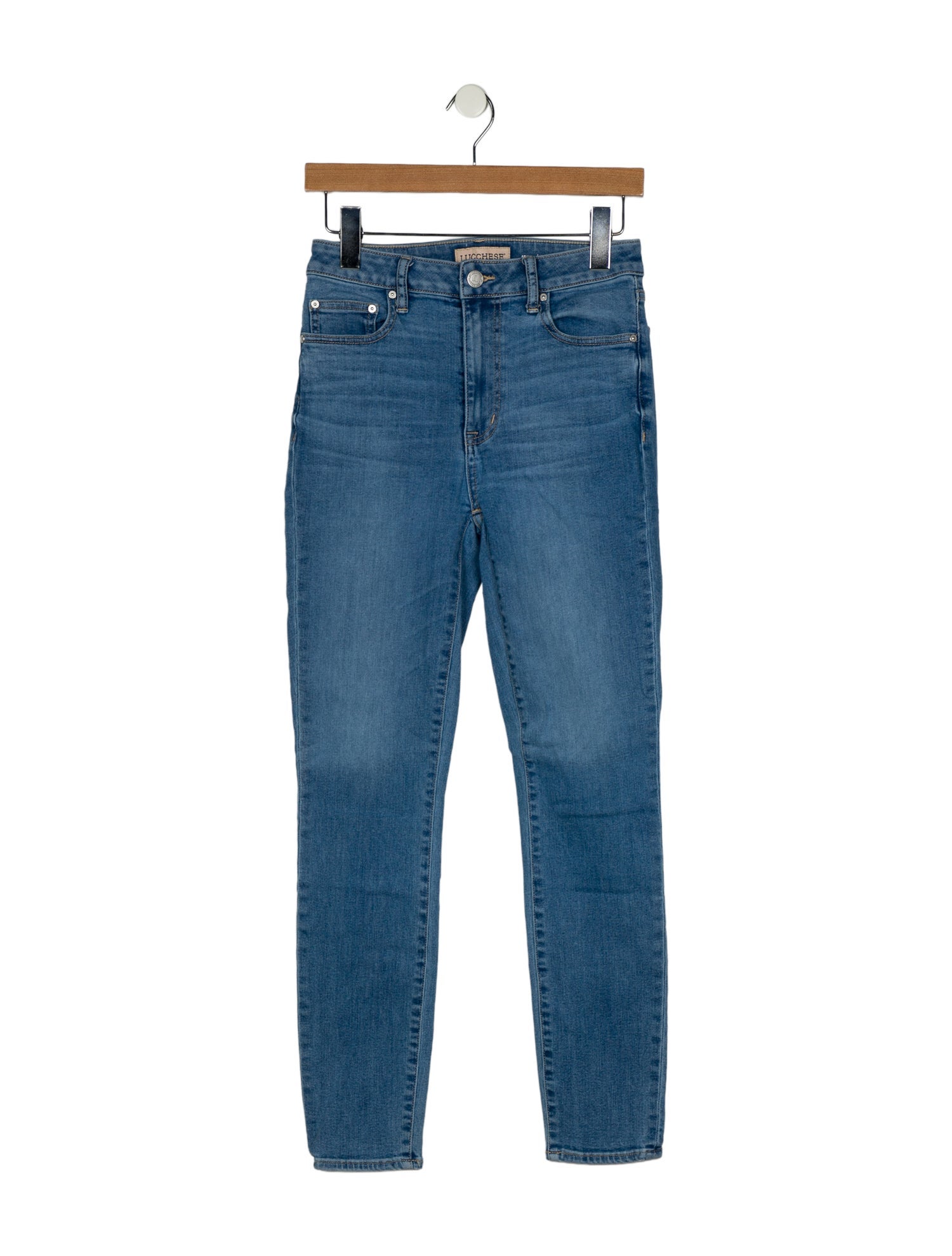 Lucchese Mid-Rise Skinny Leg Jeans
