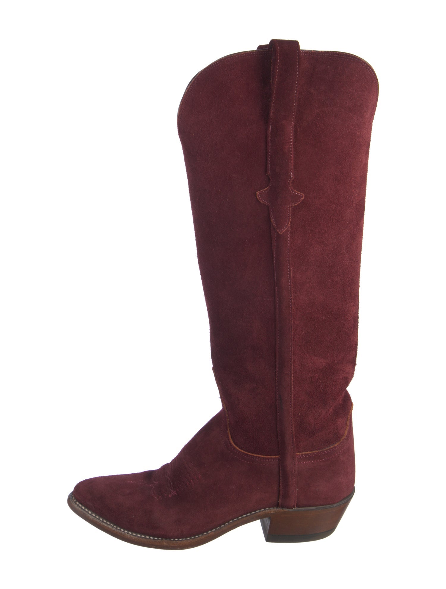 Lucchese Suede Riding Boots