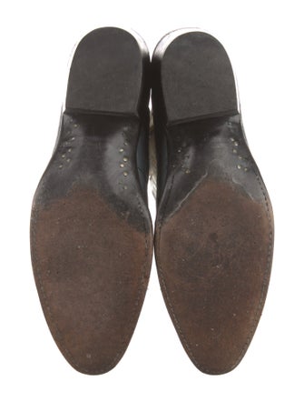 Lucchese Embossed Leather Colorblock Pattern Western Boots