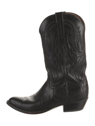 Lucchese Lizard Western Boots