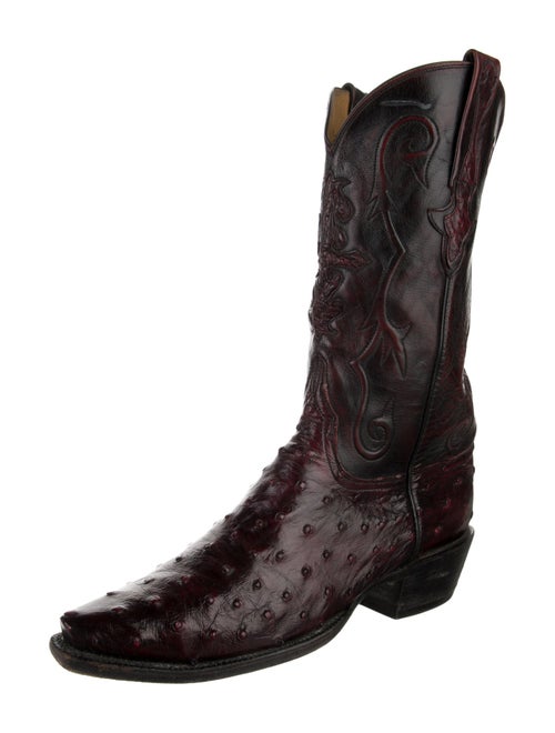 Lucchese Ostrich Western Boots