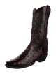Lucchese Ostrich Western Boots