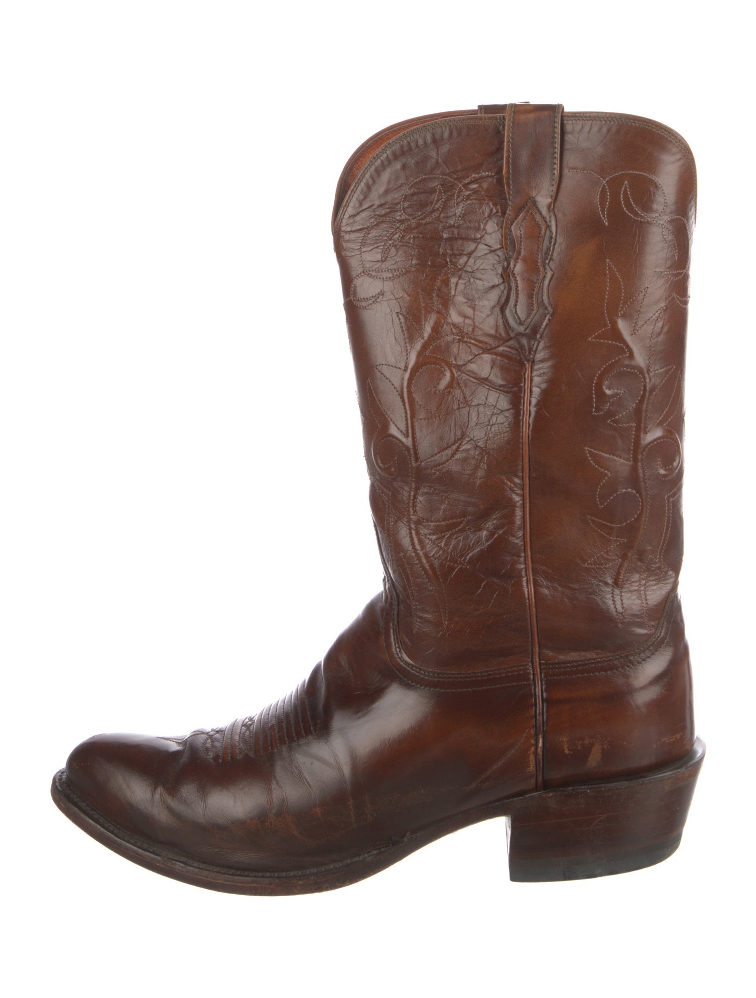 Lucchese Leather Western Boots
