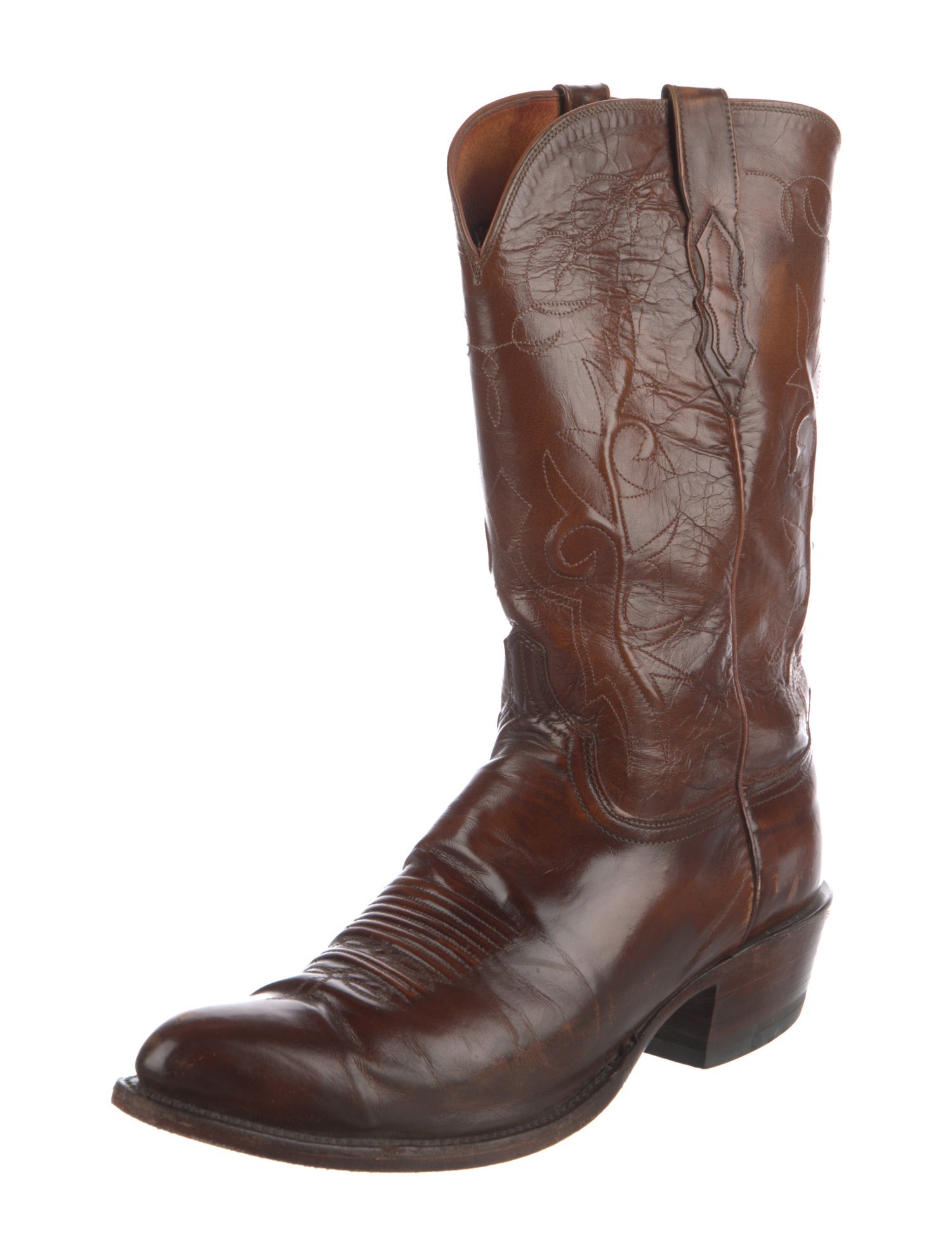 Lucchese Leather Western Boots