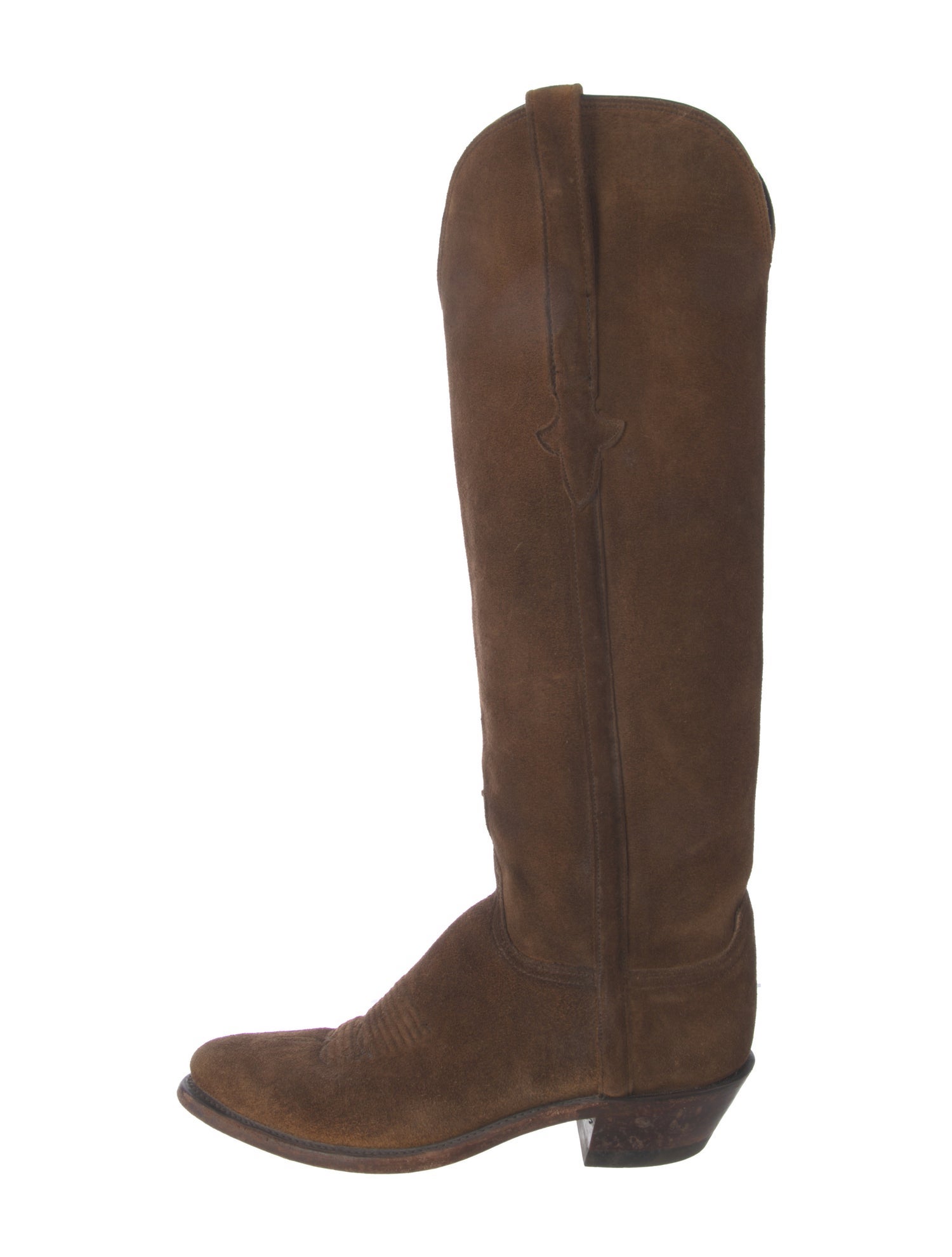 Lucchese Suede Riding Boots